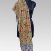 Yellow print Stole